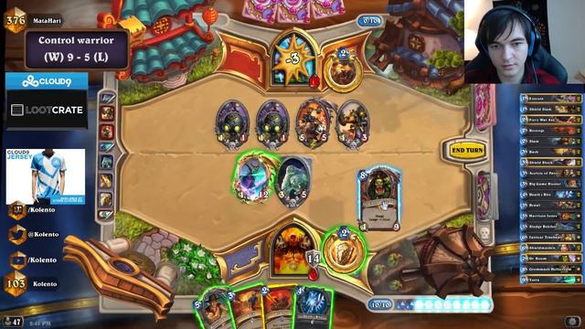 Hearthstone: Kolento plays control warrior (#54) смотреть онлайн