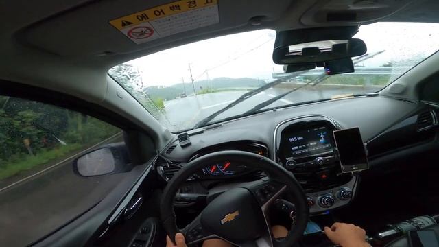 [POV DRIVE] 2016 Chevrolet Spark 1.0 LTZ - POV Rainy Day. смотреть онлайн
