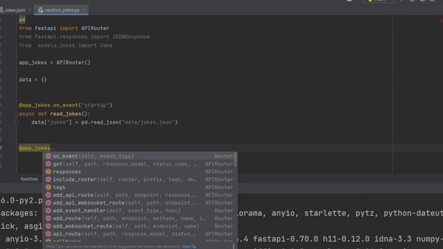 Python Project Portfolio: Jokes API using FastAPI смотреть онлайн