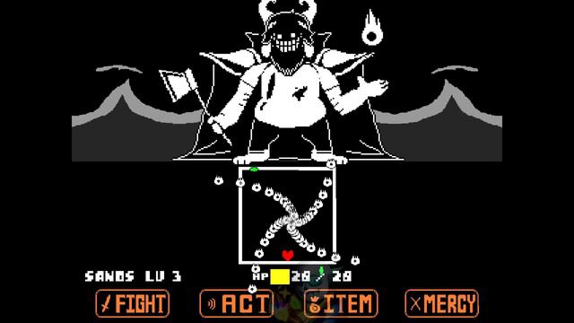 HorrorSwap Genocide Asgore No Hit | Undertale Fangame