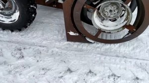 Снегоуборщик для Т-16//Крупный план