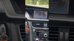 Audi A5 камеры заднего и переднего вида на заводской монитор