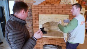 Печной комплекс с русской печью, камином, мангалом и казаном.