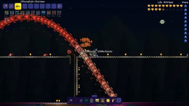 Shroomite Claw And Chlorophyte Chainsaw VS The Destroyer I Terraria Try Hard Tuesdays смотреть онлайн