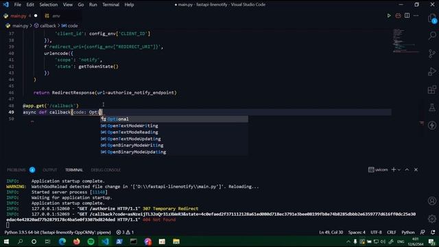 วิธีใช้ Fastapi + Line notify (Authorize | Callback | Notification) смотреть онлайн