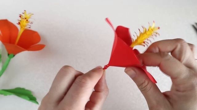 ? Hibiscus Paper Flower ? Flower Origami Step by Step смотреть онлайн