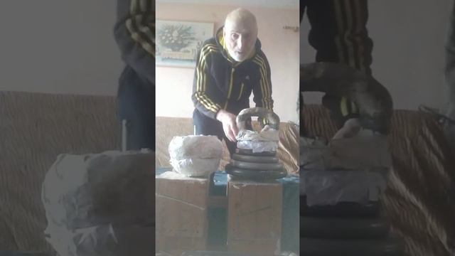 Вот так широконаборный снаряд : всё же не гиря , однако с гиревым тяговым грибком ! смотреть онлайн