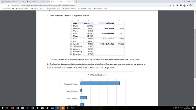 Módulo instrumental común: Informática TP N°9 Excel смотреть онлайн