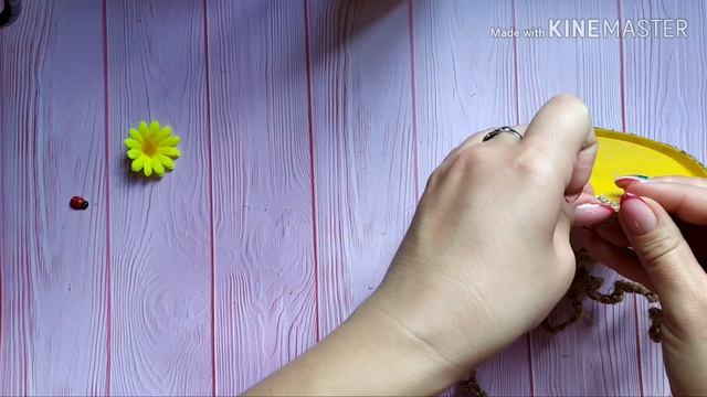 Ваза для цветов из бутылки из-под йогурта! Поделки из джута(шпагата) своими руками! DIY. смотреть онлайн