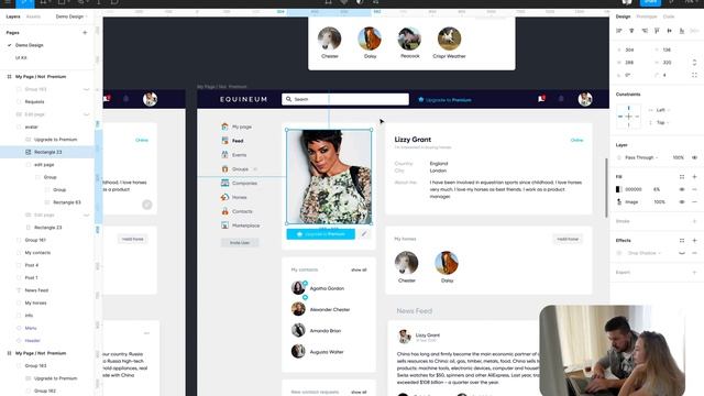 UI соцсети. Ищем решения для оформления userpic. смотреть онлайн