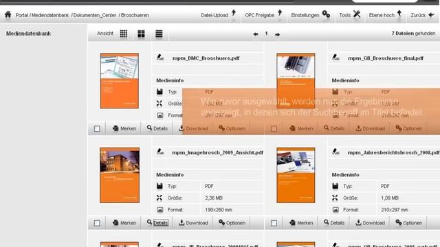 mpm Digital Marketing Center 3.0 - Mediendatenbank смотреть онлайн
