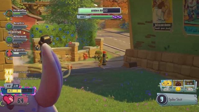 Gameplay - Red Artichoke (Cactus) in Plants vs Zombies: Garden Warfare 2 смотреть онлайн