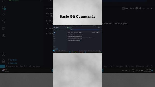 How to commit in Git | 5 Git Commands for Beginner | Basic Git Commands | Git Commands in 60 second смотреть онлайн