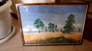 Вышивка в интерьере (в гостях у мамы)