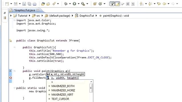 Java Tips: Java Fill Rectangle and Draw Rectangle Lession смотреть онлайн