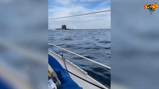 Российская подводная лодка у берегов Швеции смотреть онлайн