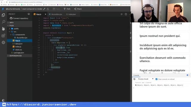 Junior Senior #8: Render Props vs Compound Components смотреть онлайн