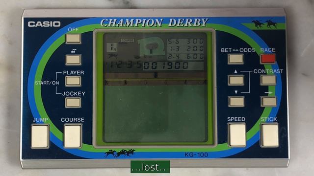 Playing Casio Champion Derby - KG-100 - #2/2 - Player mode | Casio.ledudu.com смотреть онлайн