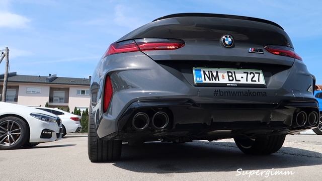 2021 BMW M8 Competition Powerfull V8 Engine - Exhaust Sound,Revs And Pops By Supergimm