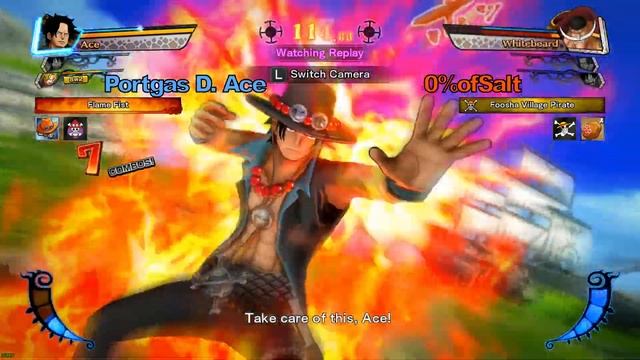 One Piece Burning Blood Final [0%ofSalt VS Portgas D. Ace] смотреть онлайн