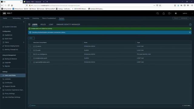 NSX-T Data Center 3.1 with Active Directory LDAP смотреть онлайн