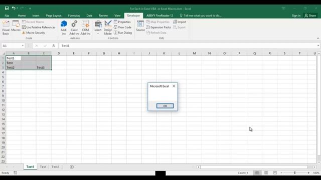 For each statement in excel VBA смотреть онлайн