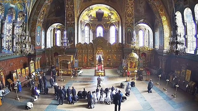 Литургия Преждеосвященных Даров | Поет хор гимназии Прп. Амвросия Оптинского | 15.04.2021 г. смотреть онлайн