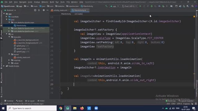 Splash Screen in Kotlin | Multiple | Image Switcher | Animated Splash Screen | Android Tutorial смотреть онлайн
