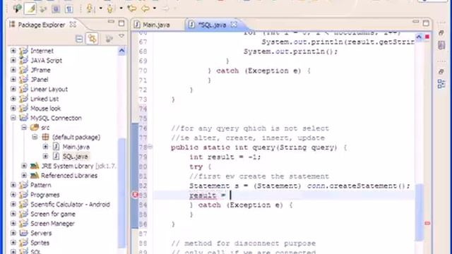 JAVA & MySQL Connection Using JDBC 4-7 смотреть онлайн