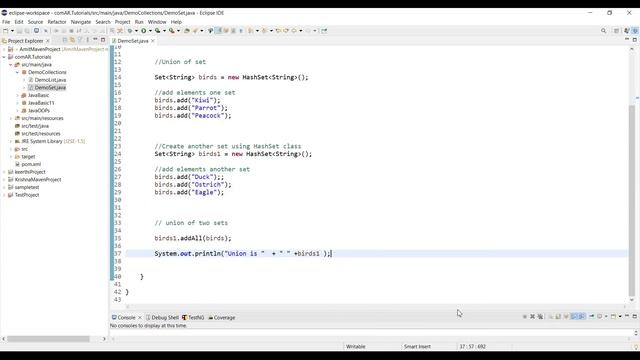 24# Java Set and HashSet смотреть онлайн