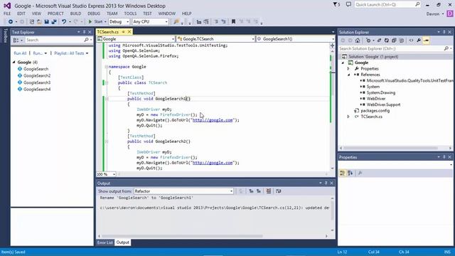 3. Setting up Unit Test Project with Selenium смотреть онлайн