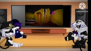 Murder Drones react purple guy death(Fnaf)