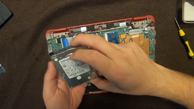 Installing Hard Drive And Memory On Dell Inspiron 11 3000 Series (3168).  Also Fixed Keyboard