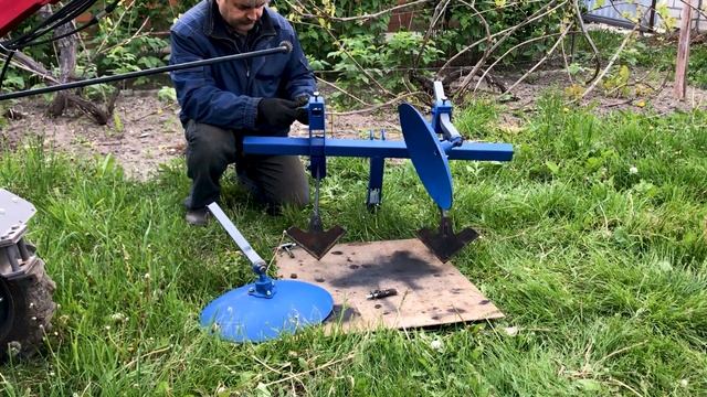Дисковый окучник. От Агромарки... Нюансы сборки и качество. окучивание картошки мотоблоком смотреть онлайн