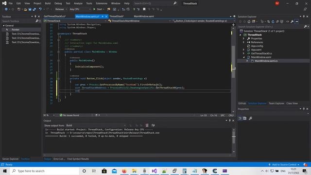 [C#] Get THREADSTACK0 Base Address (for 32 bit process) смотреть онлайн