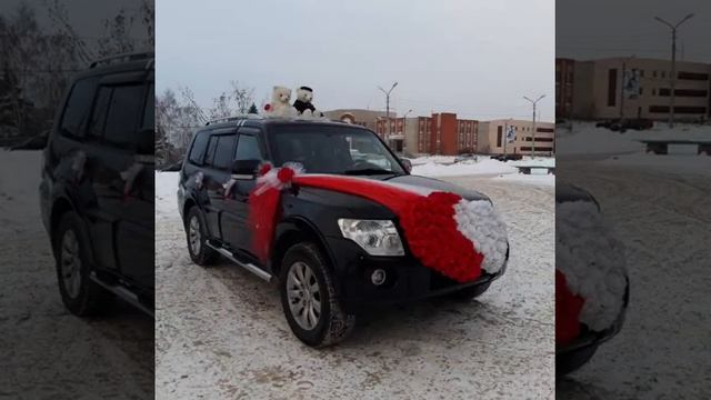 MIX вариантов , как можно украсить автомобиль на свадьбу. смотреть онлайн