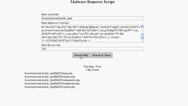 Malicious Code Removal смотреть онлайн