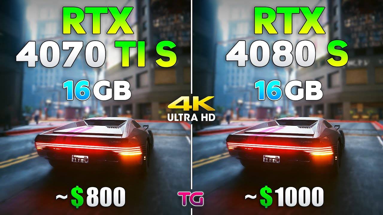 RTX 4070 Ti SUPER vs RTX 4080 SUPER - Тест игр в 4K смотреть онлайн