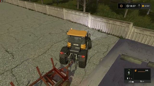 Farming Simulator 17 ➣ Колхоз им. Мичурина № 103. Отвозим Брёвна на производства Щепы смотреть онлайн