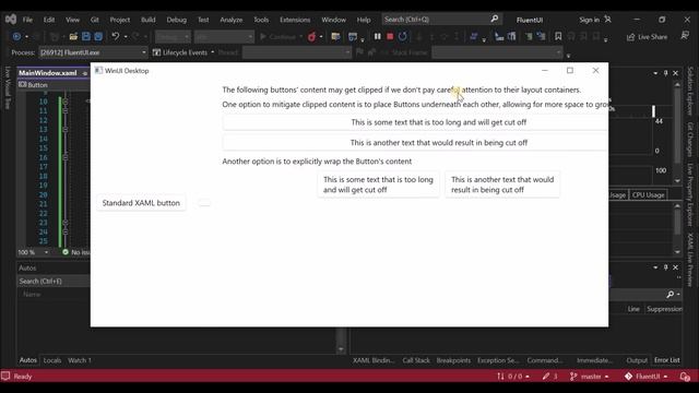 Windows UI 3 : Controls in WinUI 3 | Basic Inputs - Buttons | WinUI 3 Gallery смотреть онлайн