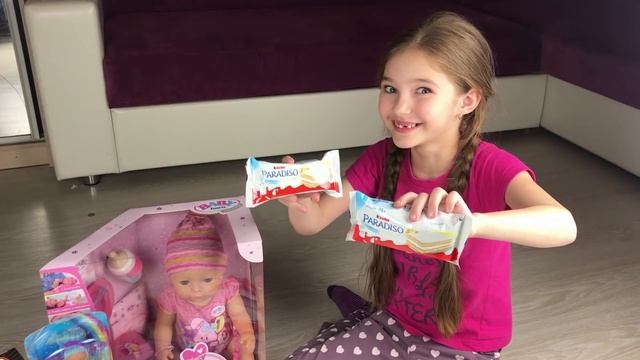 Отправляем подарки Кукла пупс Baby Born, кукла Barbie, Kinder Surprise, Kinder VLOG смотреть онлайн