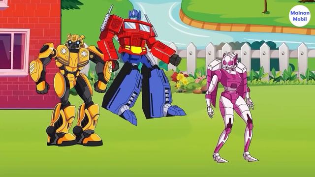 KARTUN BARU - ROBOT TRANSFORMER PERANG LAWAN KING KONG: OPTIMUS PRIME AND BUMBLEBEE VS GODZILLA смотреть онлайн