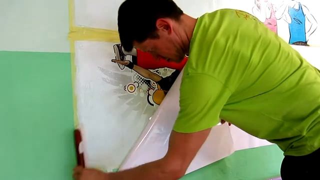 Трансферная пленка для переноса изображений на стены. смотреть онлайн