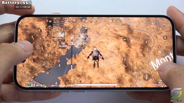 iPhone 15 test game PUBG New State смотреть онлайн