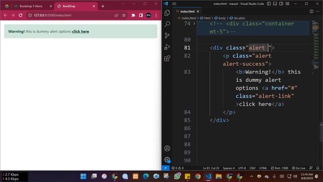09. Bootstrap Alert | Bootstrap | CSS Framework | @amimasudbd смотреть онлайн