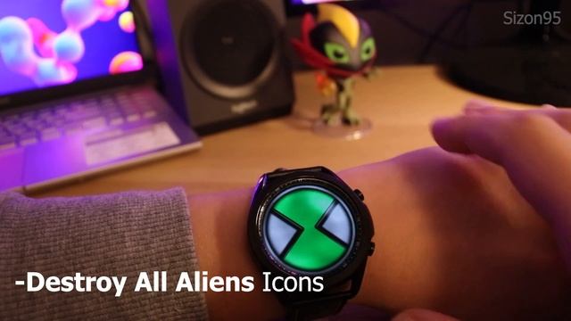 Ben 10 Omnitrix  Samsung Galaxy Watch - Real Aliens App Review