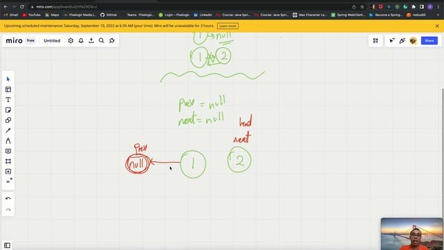 Reverse Linked List - Iterative - Leetcode 206 - Java смотреть онлайн