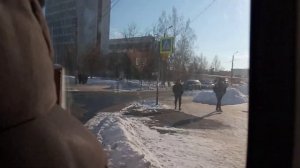 Поездка на троллейбусе ЛиАЗ 5280 борт 1149 маршрут 12 г.Челябинск