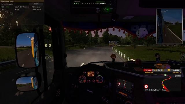 ETS 2 Мультиплеер - на профиле VTC WORLD - Рейс на 2000 км смотреть онлайн