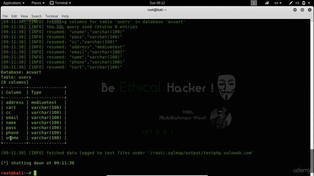 كورس الاختراق الاخلاقي من الصفر SQL Injection بأستخدام اداة смотреть онлайн